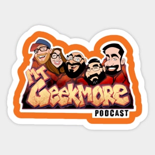 Cartoon Geekmore Logo Sticker